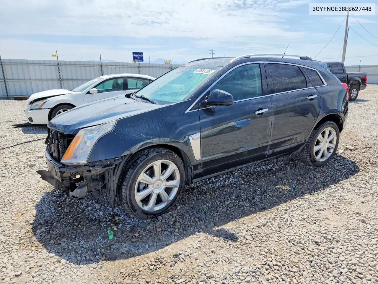 2014 Cadillac Srx Premium Collection VIN: 3GYFNGE38ES627448 Lot: 60663326