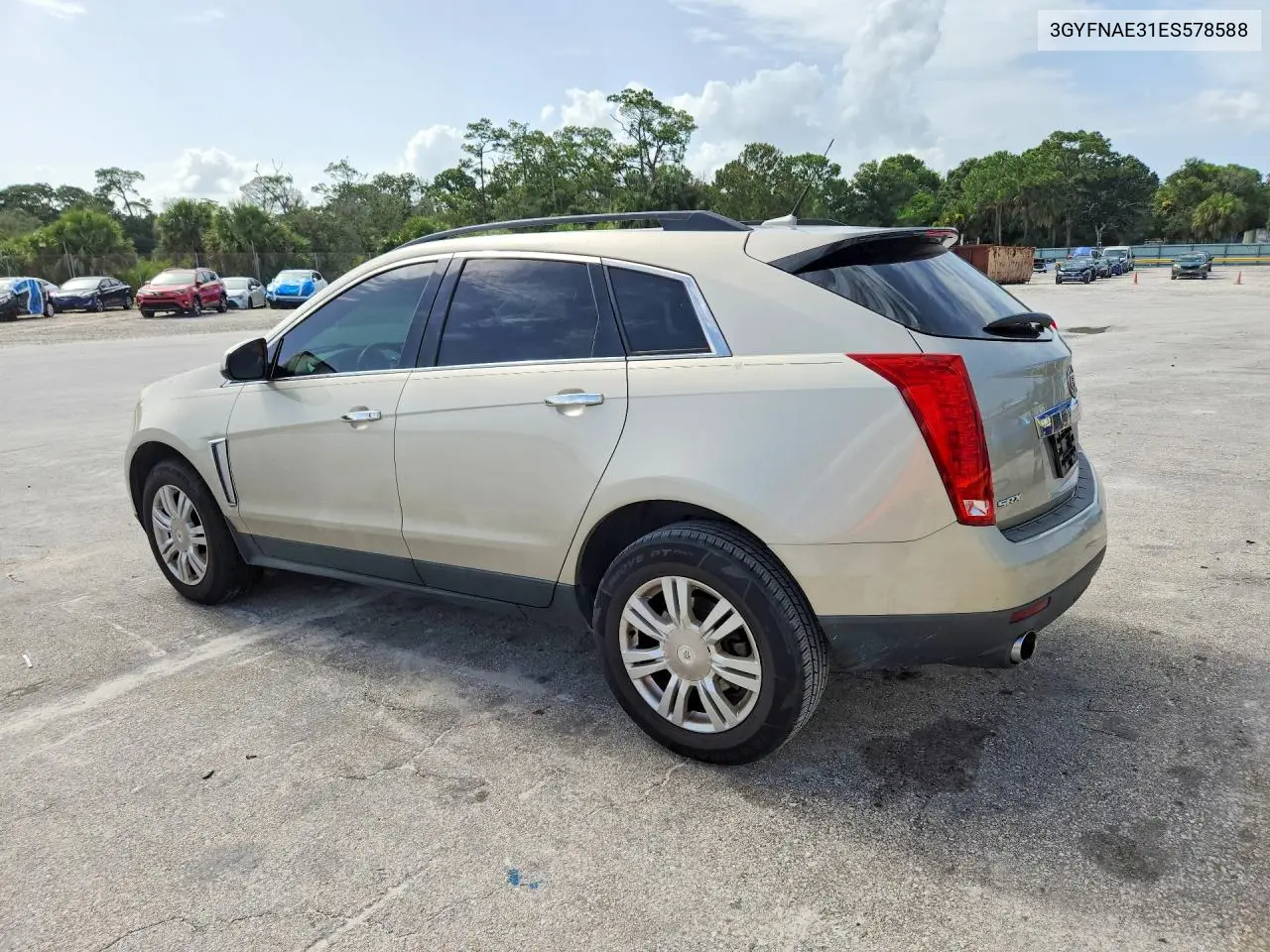 2014 Cadillac Srx VIN: 3GYFNAE31ES578588 Lot: 61047556
