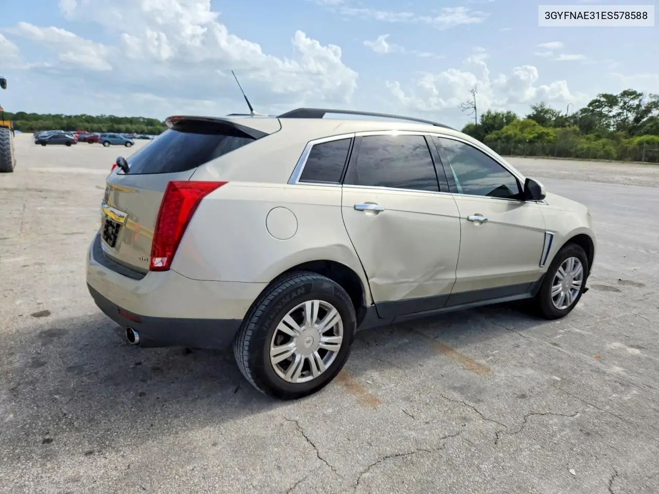 2014 Cadillac Srx VIN: 3GYFNAE31ES578588 Lot: 61047556