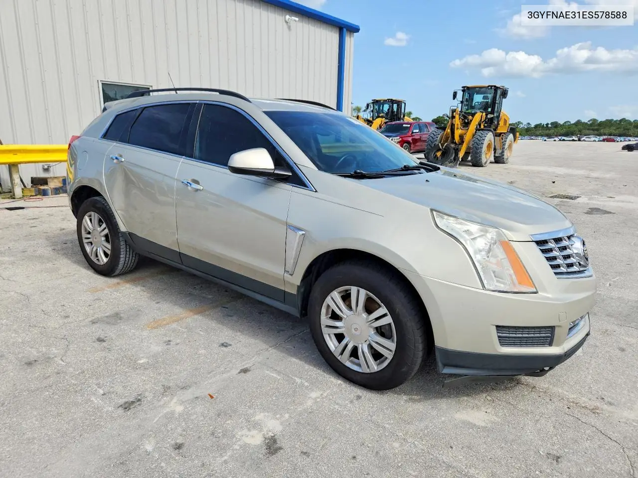 2014 Cadillac Srx VIN: 3GYFNAE31ES578588 Lot: 61047556