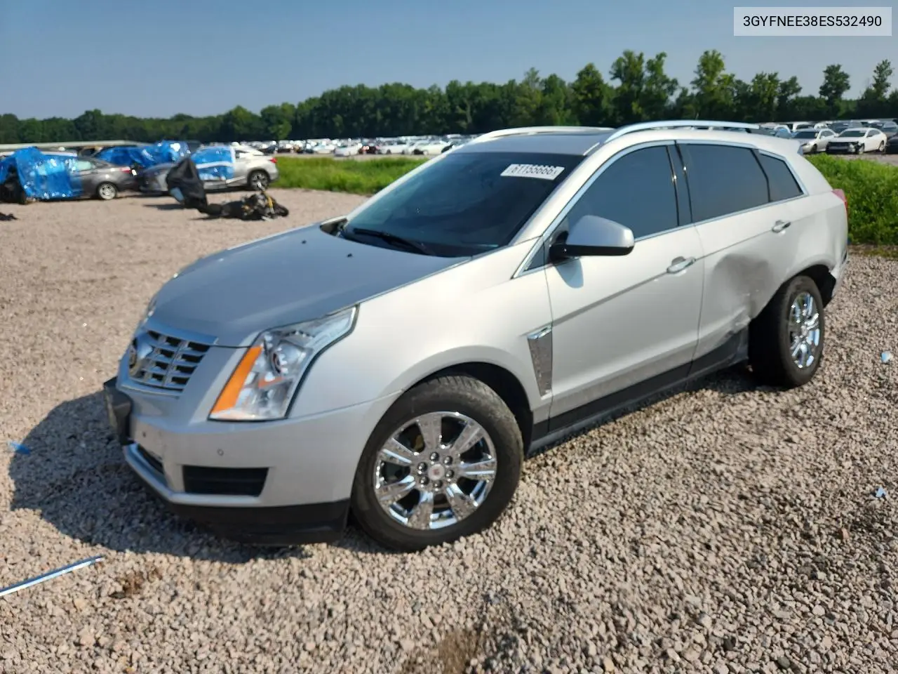 2014 Cadillac Srx Luxury Collection VIN: 3GYFNEE38ES532490 Lot: 61155666