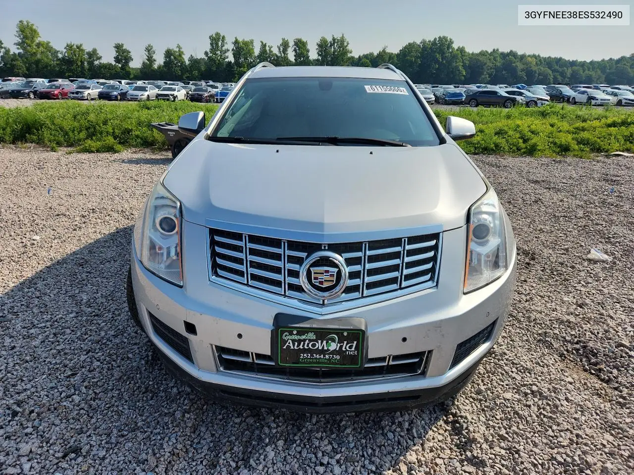 2014 Cadillac Srx Luxury Collection VIN: 3GYFNEE38ES532490 Lot: 61155666