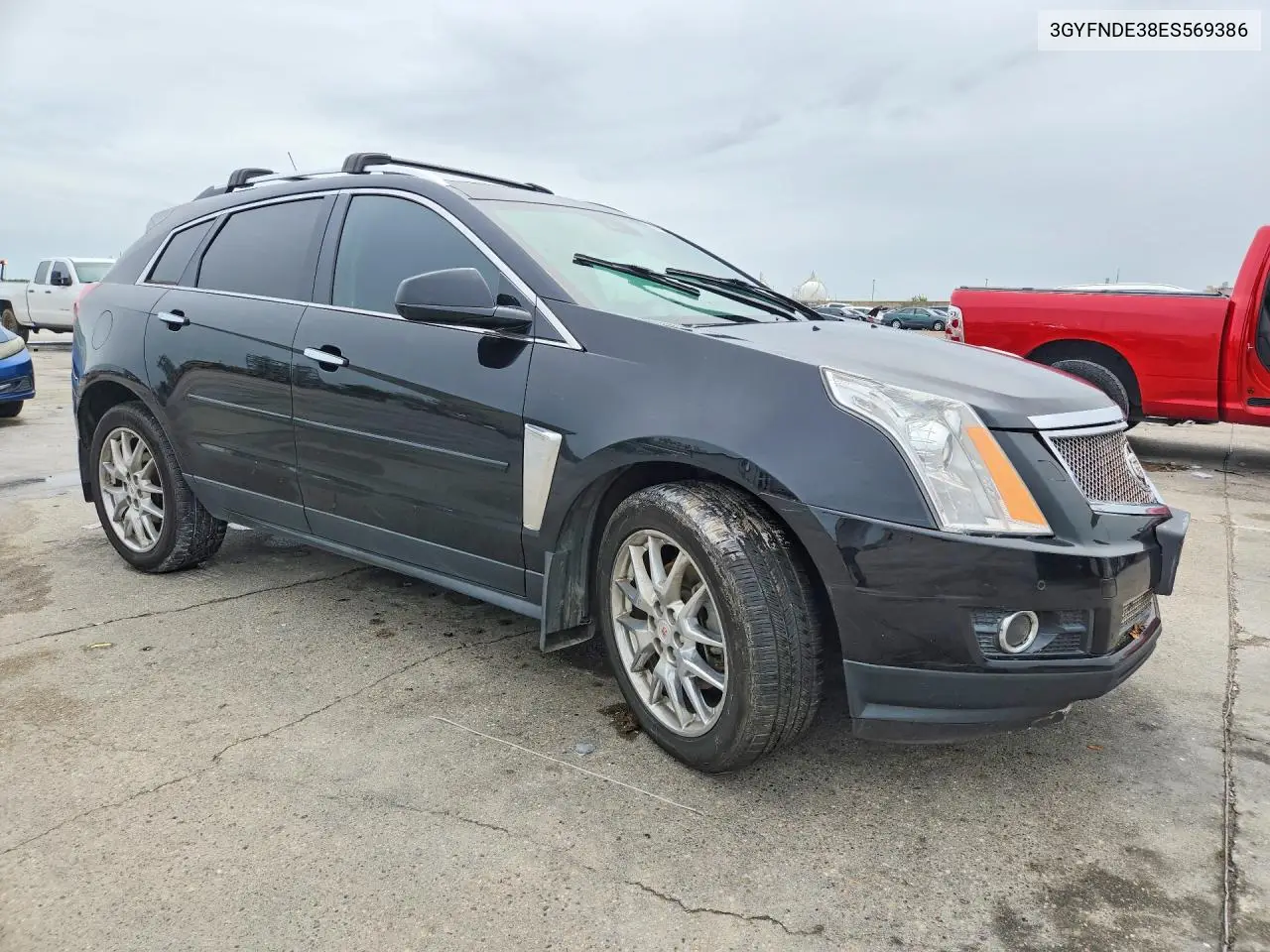 2014 Cadillac Srx Premium Collection VIN: 3GYFNDE38ES569386 Lot: 61160336