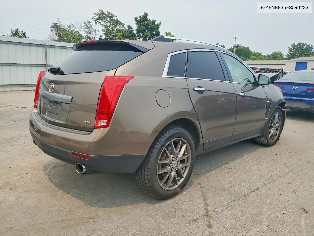 2014 Cadillac Srx Luxury Collection VIN: 3GYFNBE35ES590233 Lot: 61165686