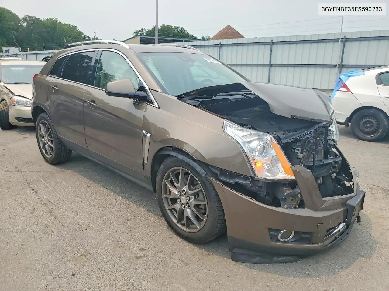 2014 Cadillac Srx Luxury Collection VIN: 3GYFNBE35ES590233 Lot: 61165686