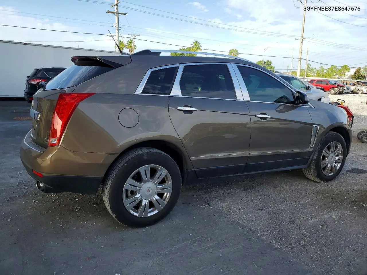 2014 Cadillac Srx Luxury Collection VIN: 3GYFNBE37ES647676 Lot: 61203186