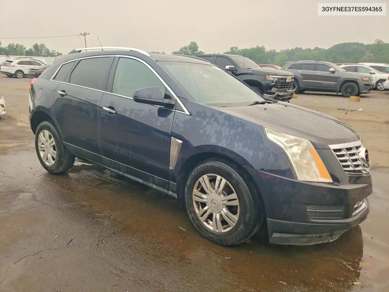 2014 Cadillac Srx Luxury Collection VIN: 3GYFNEE37ES594365 Lot: 61242626