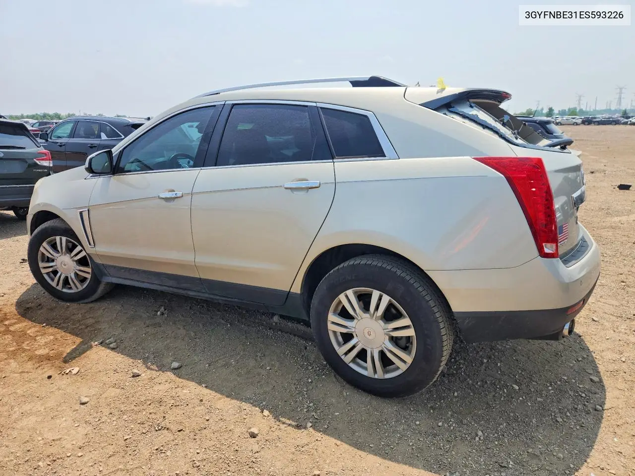 2014 Cadillac Srx Luxury Collection VIN: 3GYFNBE31ES593226 Lot: 61317706