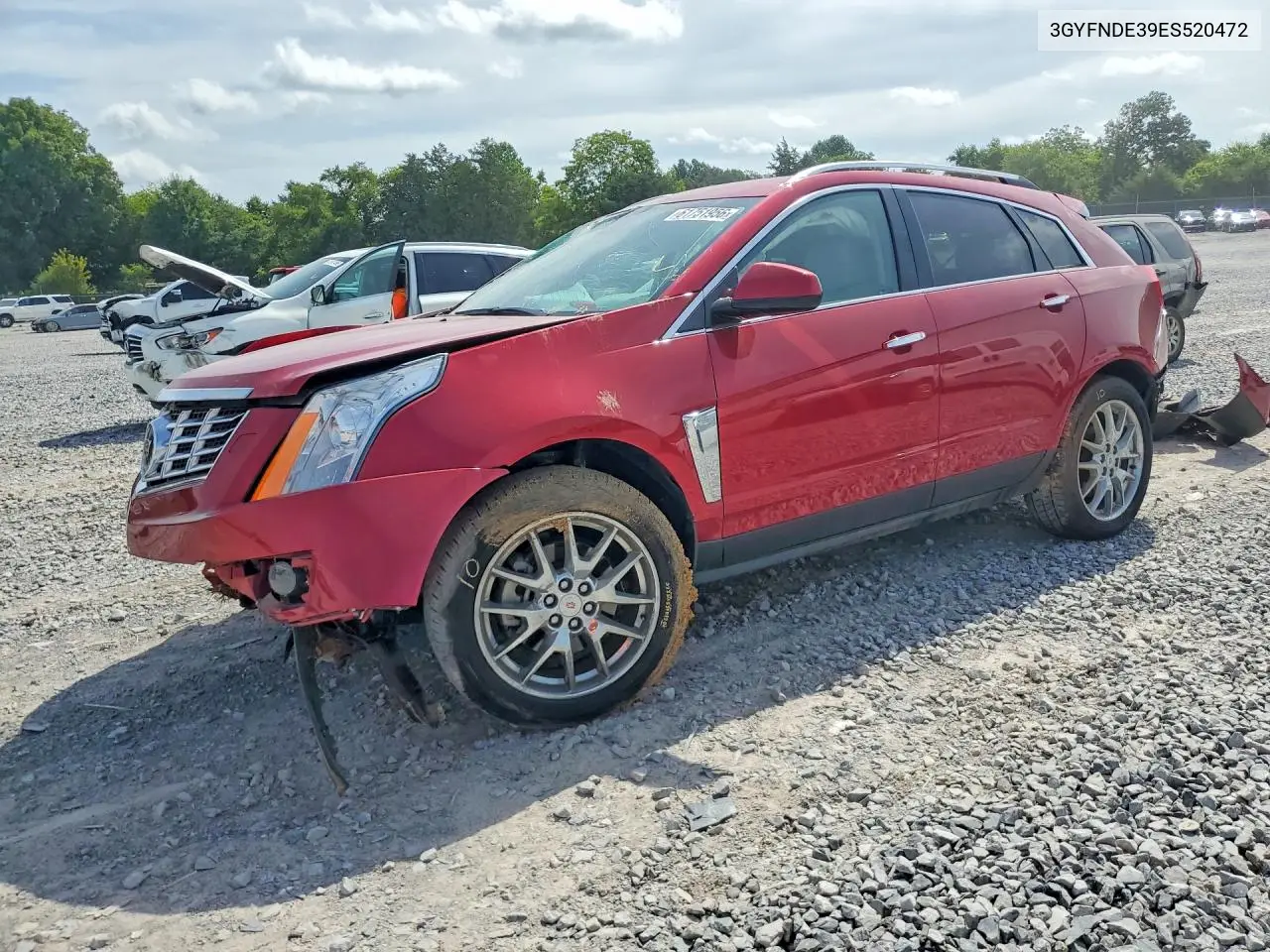 2014 Cadillac Srx Premium Collection VIN: 3GYFNDE39ES520472 Lot: 61751956