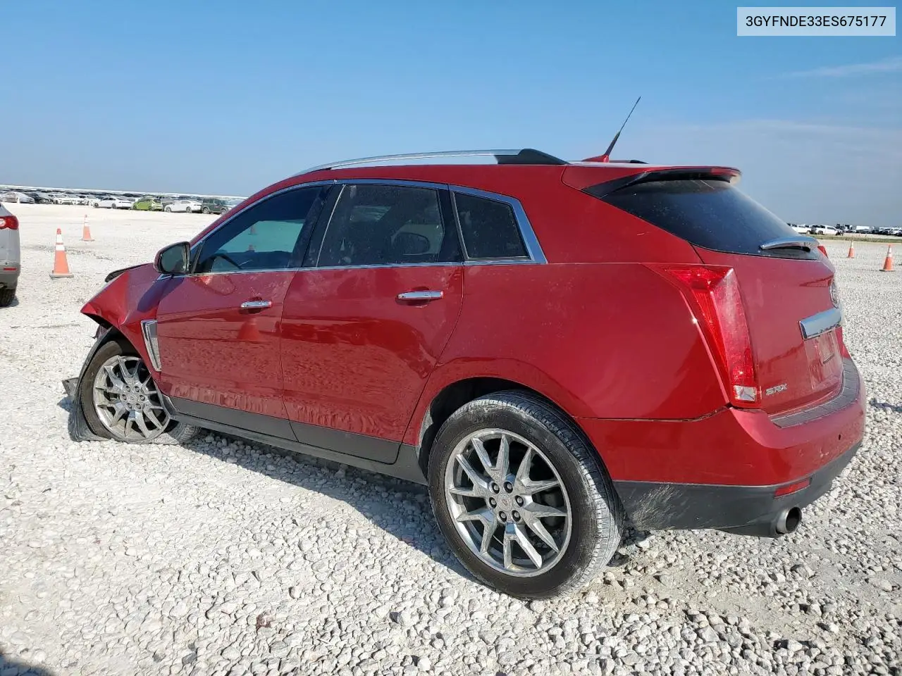 3GYFNDE33ES675177 2014 Cadillac Srx Premium Collection