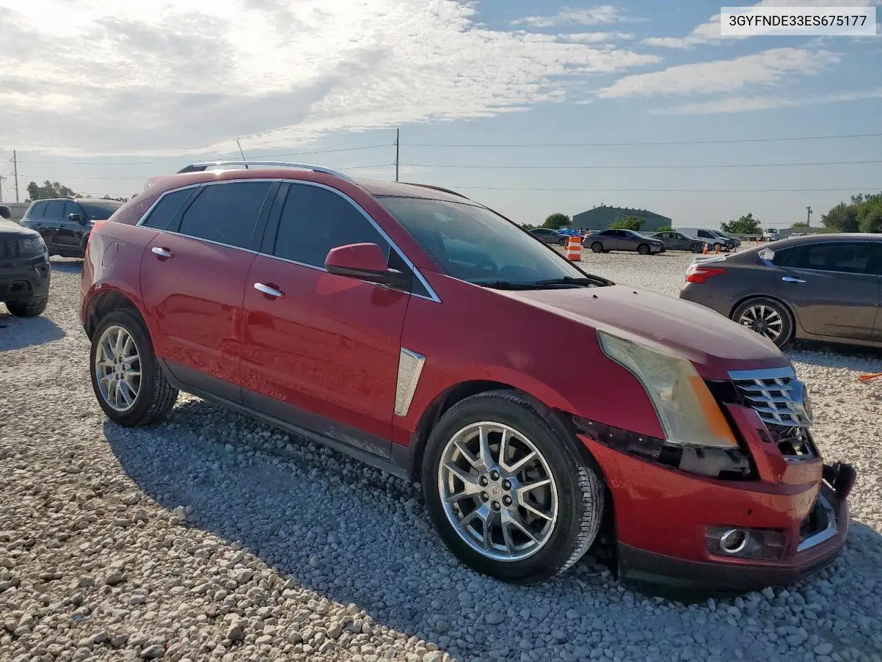3GYFNDE33ES675177 2014 Cadillac Srx Premium Collection