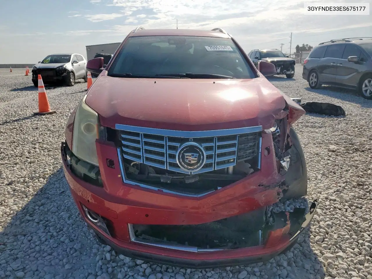 3GYFNDE33ES675177 2014 Cadillac Srx Premium Collection