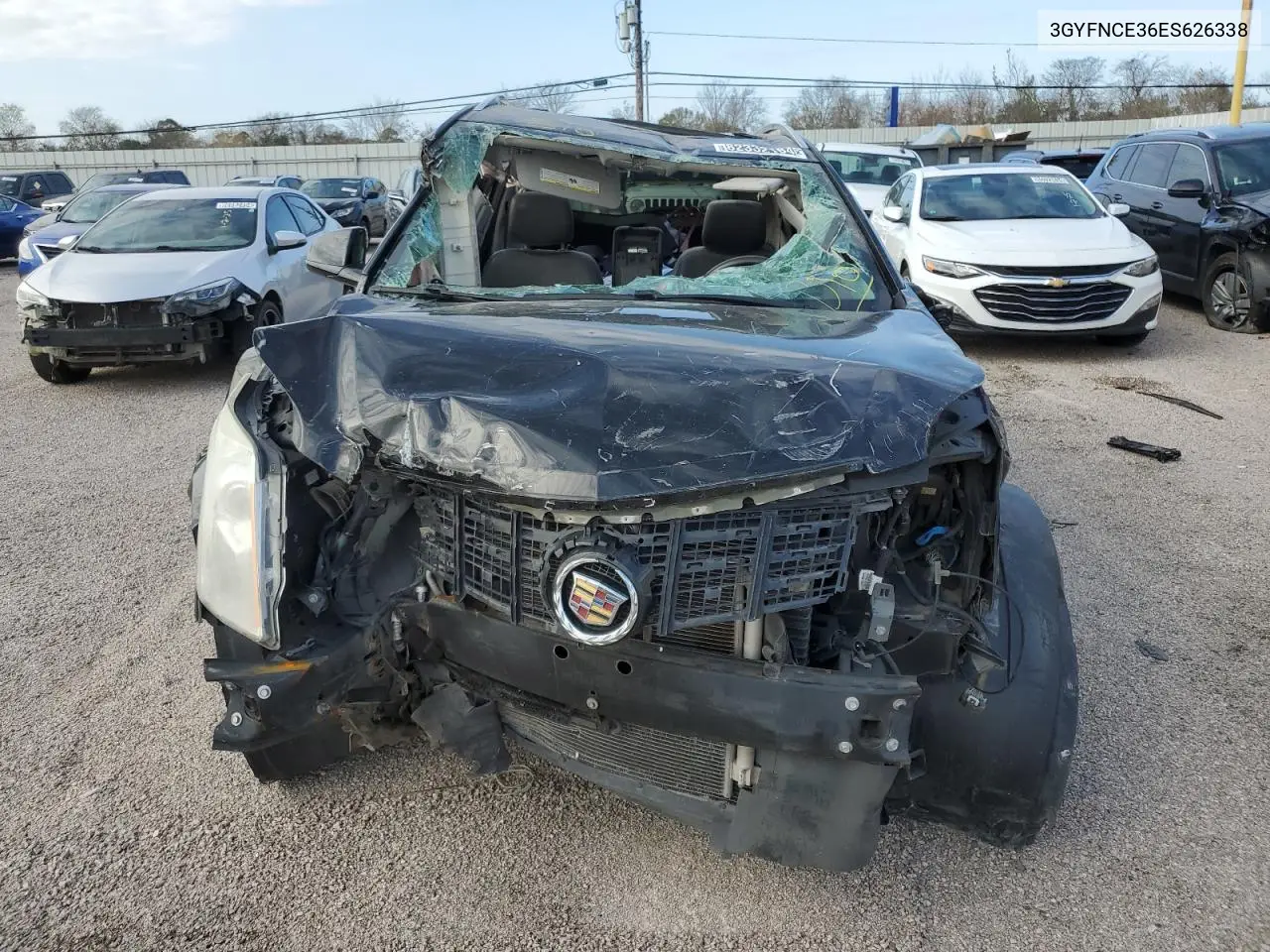 2014 Cadillac Srx Performance Collection VIN: 3GYFNCE36ES626338 Lot: 88956815