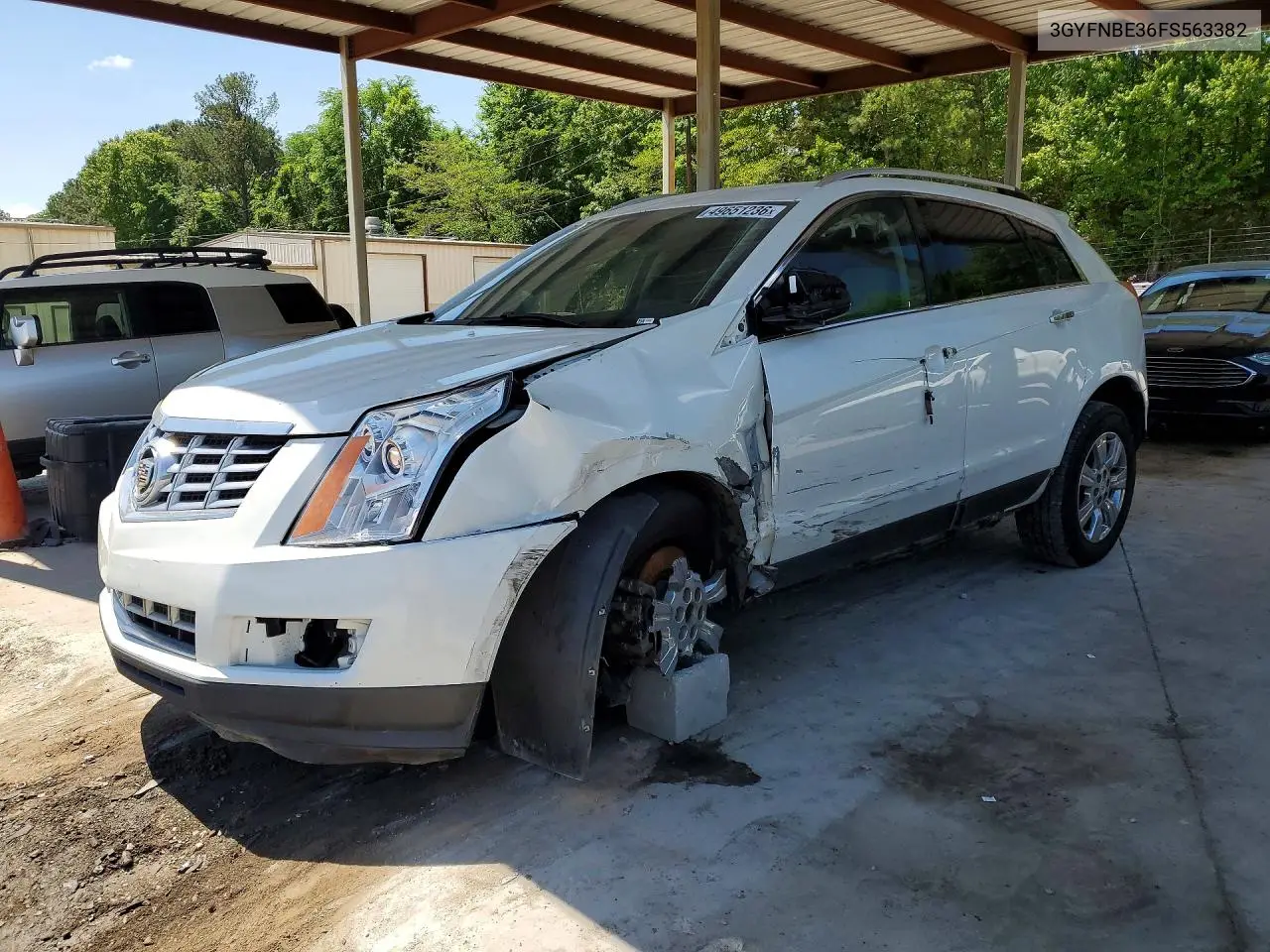3GYFNBE36FS563382 2015 Cadillac Srx Luxury Collection