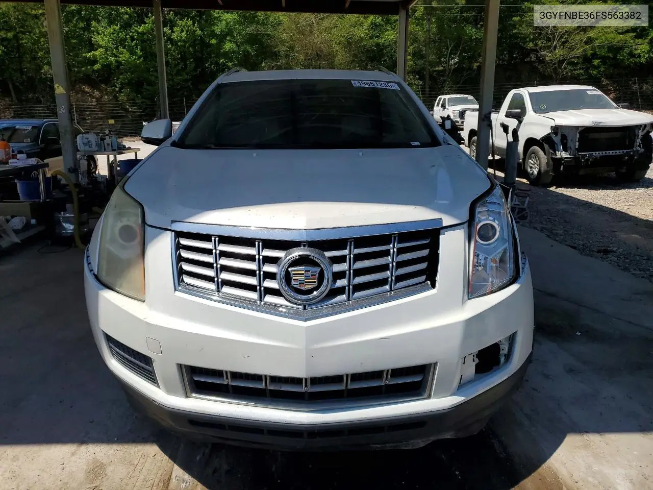 3GYFNBE36FS563382 2015 Cadillac Srx Luxury Collection