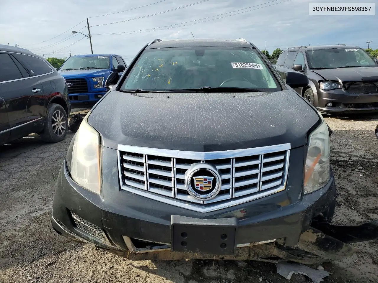2015 Cadillac Srx Luxury Collection VIN: 3GYFNBE39FS598367 Lot: 51825866