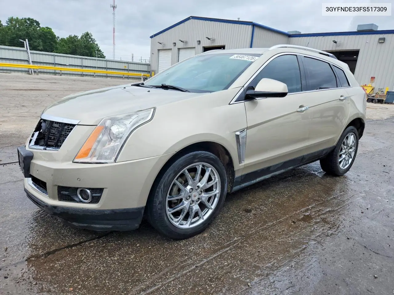 3GYFNDE33FS517309 2015 Cadillac Srx Premium Collection