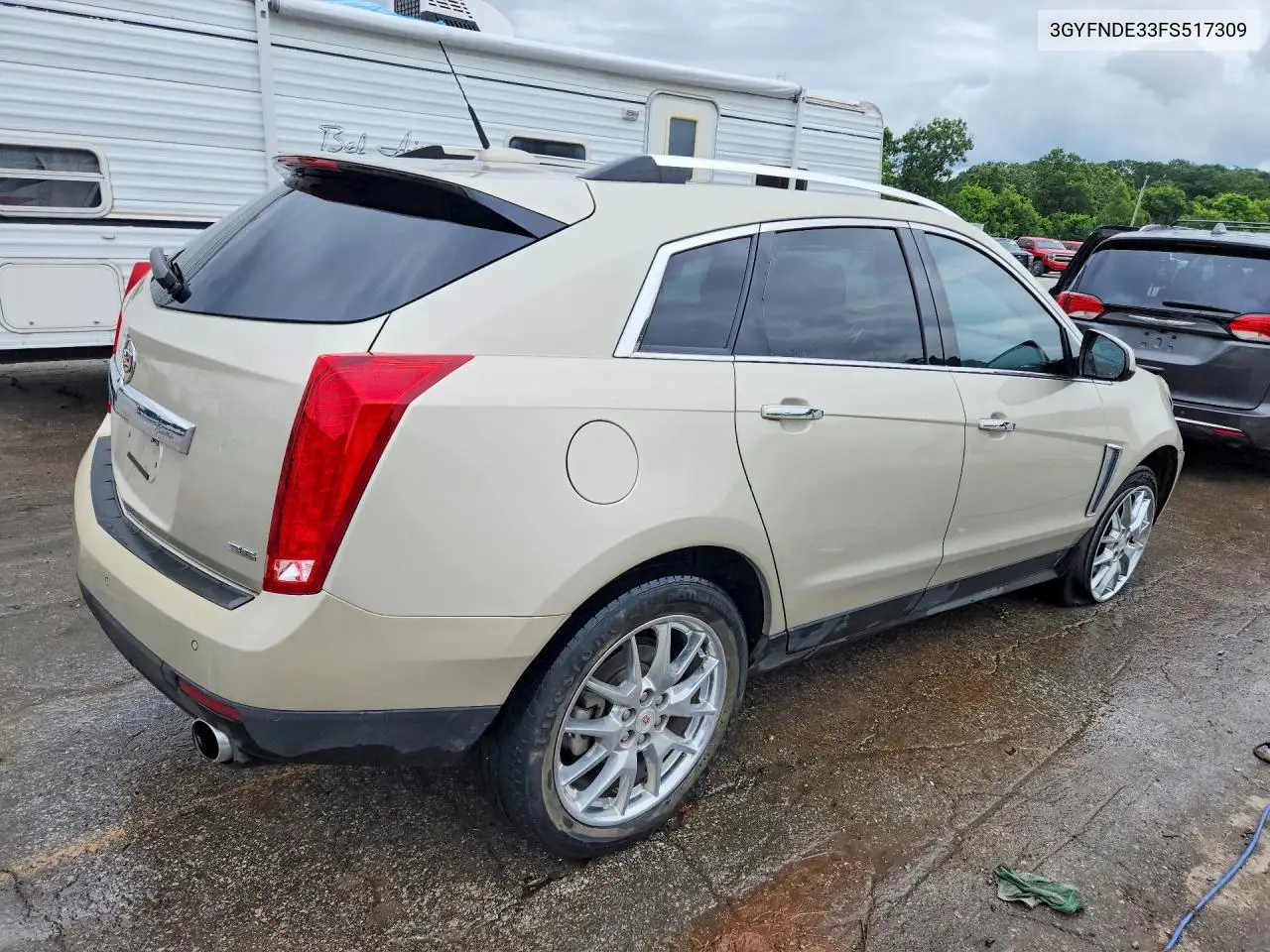 3GYFNDE33FS517309 2015 Cadillac Srx Premium Collection