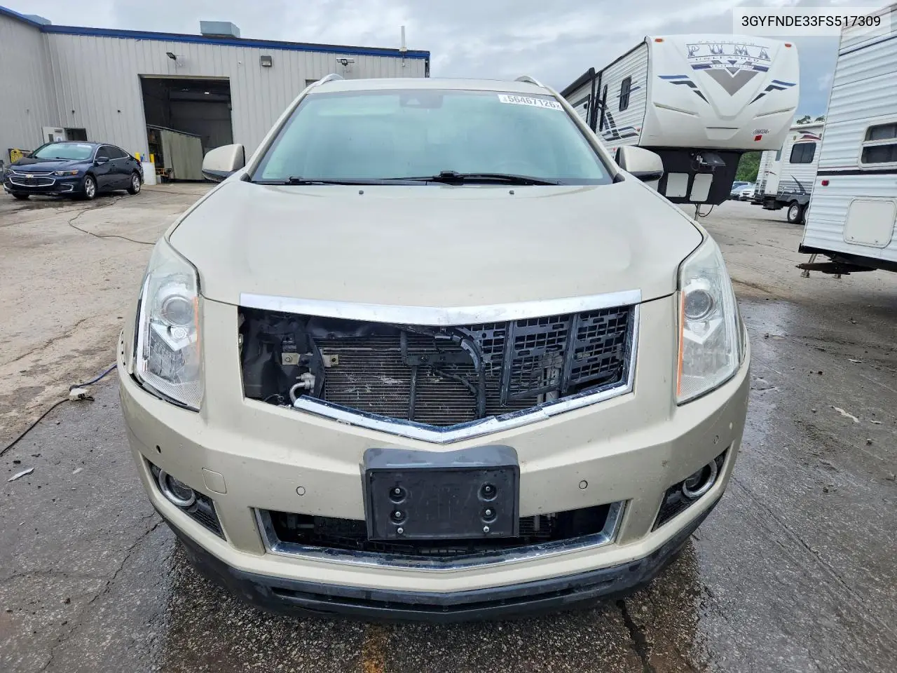 3GYFNDE33FS517309 2015 Cadillac Srx Premium Collection
