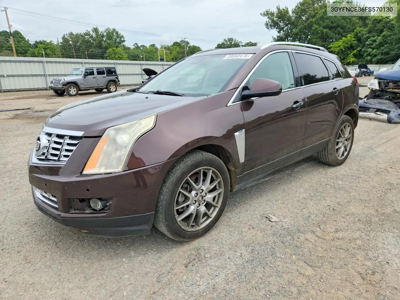 2015 Cadillac Srx Performance Collection VIN: 3GYFNCE36FS570130 Lot: 59060476