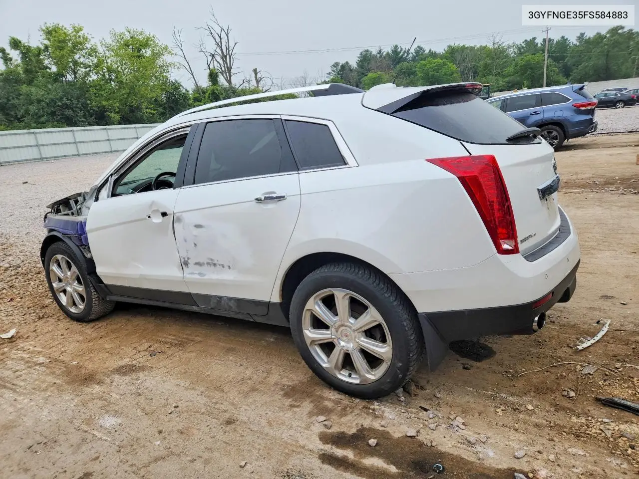 2015 Cadillac Srx Premium Collection VIN: 3GYFNGE35FS584883 Lot: 59702006