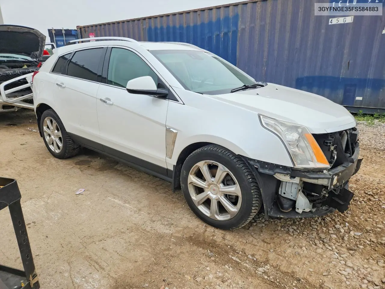 2015 Cadillac Srx Premium Collection VIN: 3GYFNGE35FS584883 Lot: 59702006