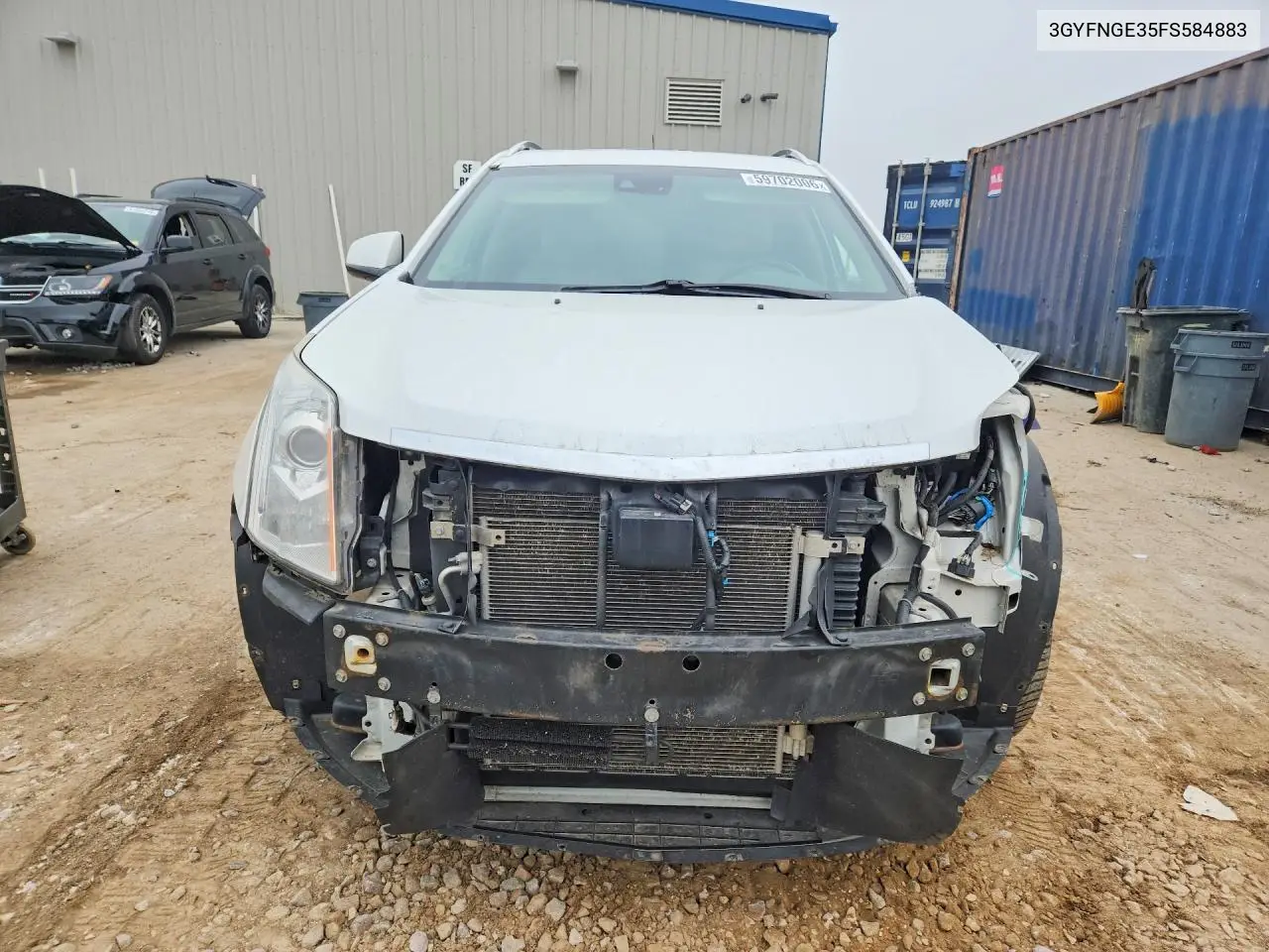 2015 Cadillac Srx Premium Collection VIN: 3GYFNGE35FS584883 Lot: 59702006