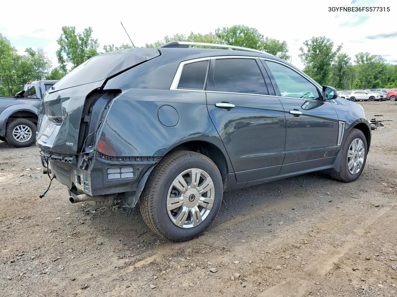 2015 Cadillac Srx Luxury Collection VIN: 3GYFNBE36FS577315 Lot: 59831446