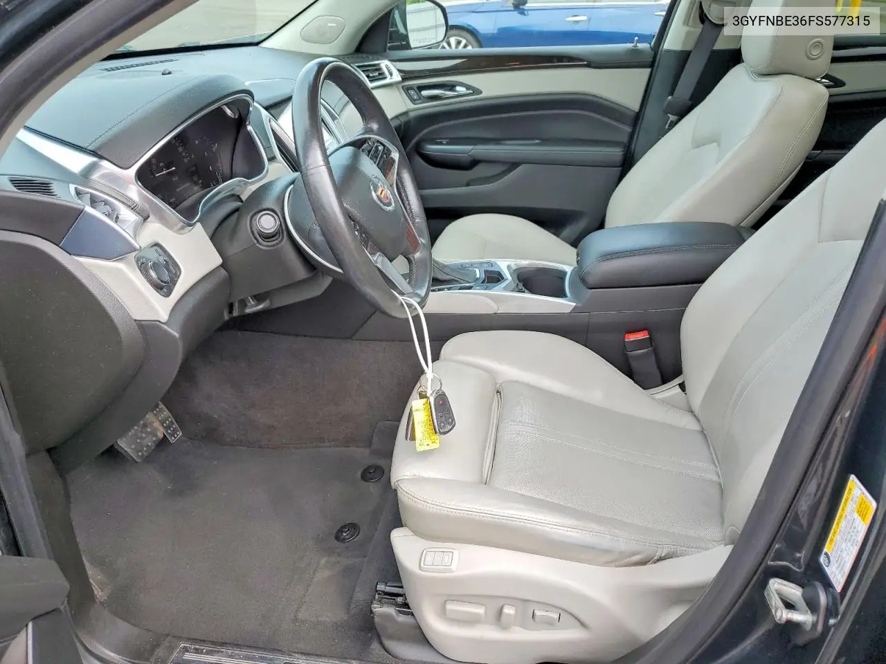 2015 Cadillac Srx Luxury Collection VIN: 3GYFNBE36FS577315 Lot: 59831446