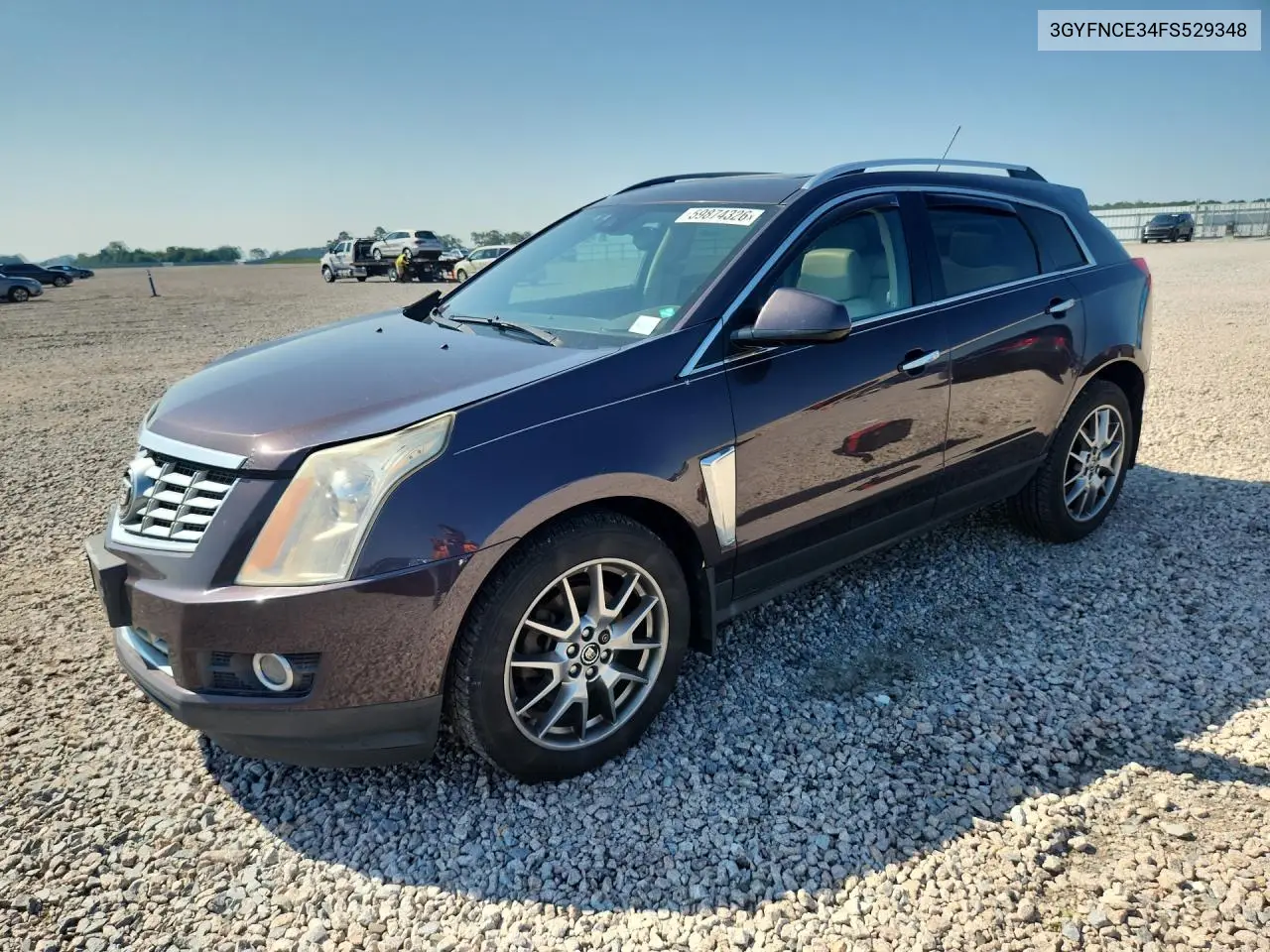 2015 Cadillac Srx Performance Collection VIN: 3GYFNCE34FS529348 Lot: 59874326