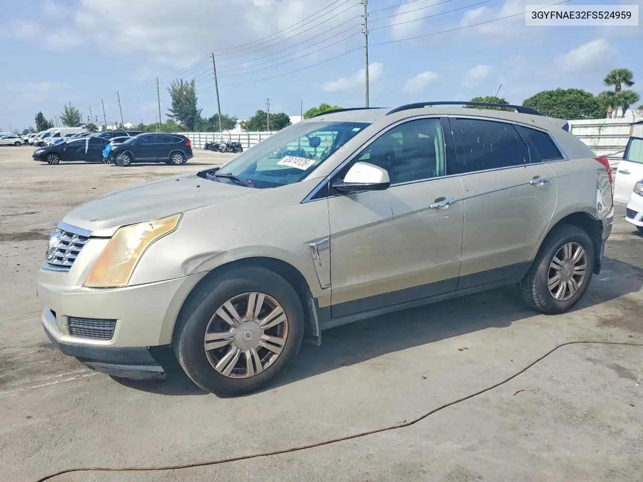 2015 Cadillac Srx VIN: 3GYFNAE32FS524959 Lot: 60414126