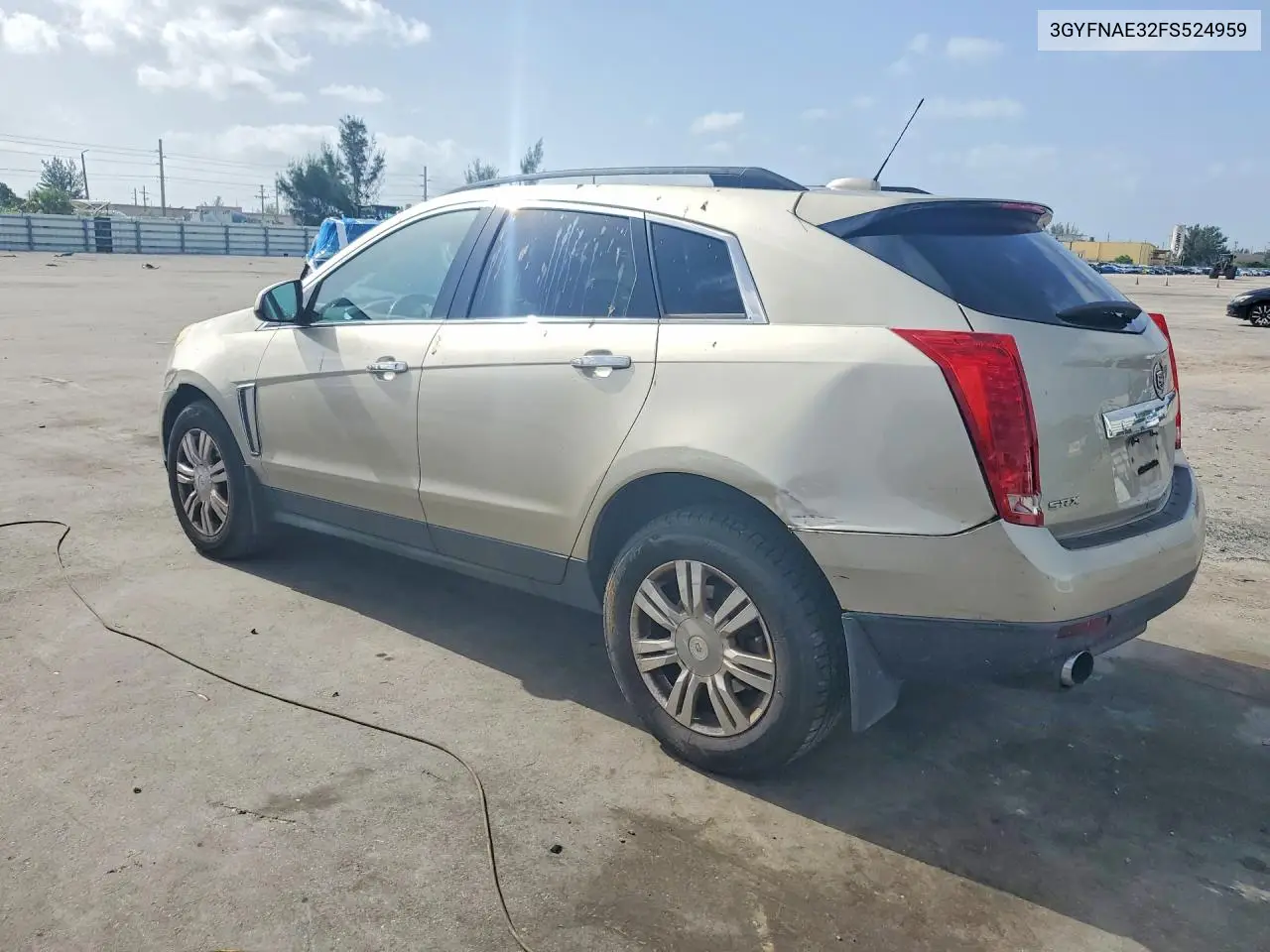 2015 Cadillac Srx VIN: 3GYFNAE32FS524959 Lot: 60414126
