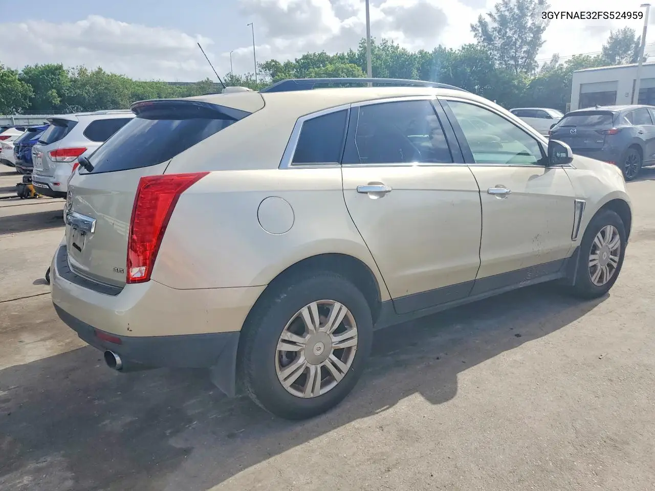 2015 Cadillac Srx VIN: 3GYFNAE32FS524959 Lot: 60414126