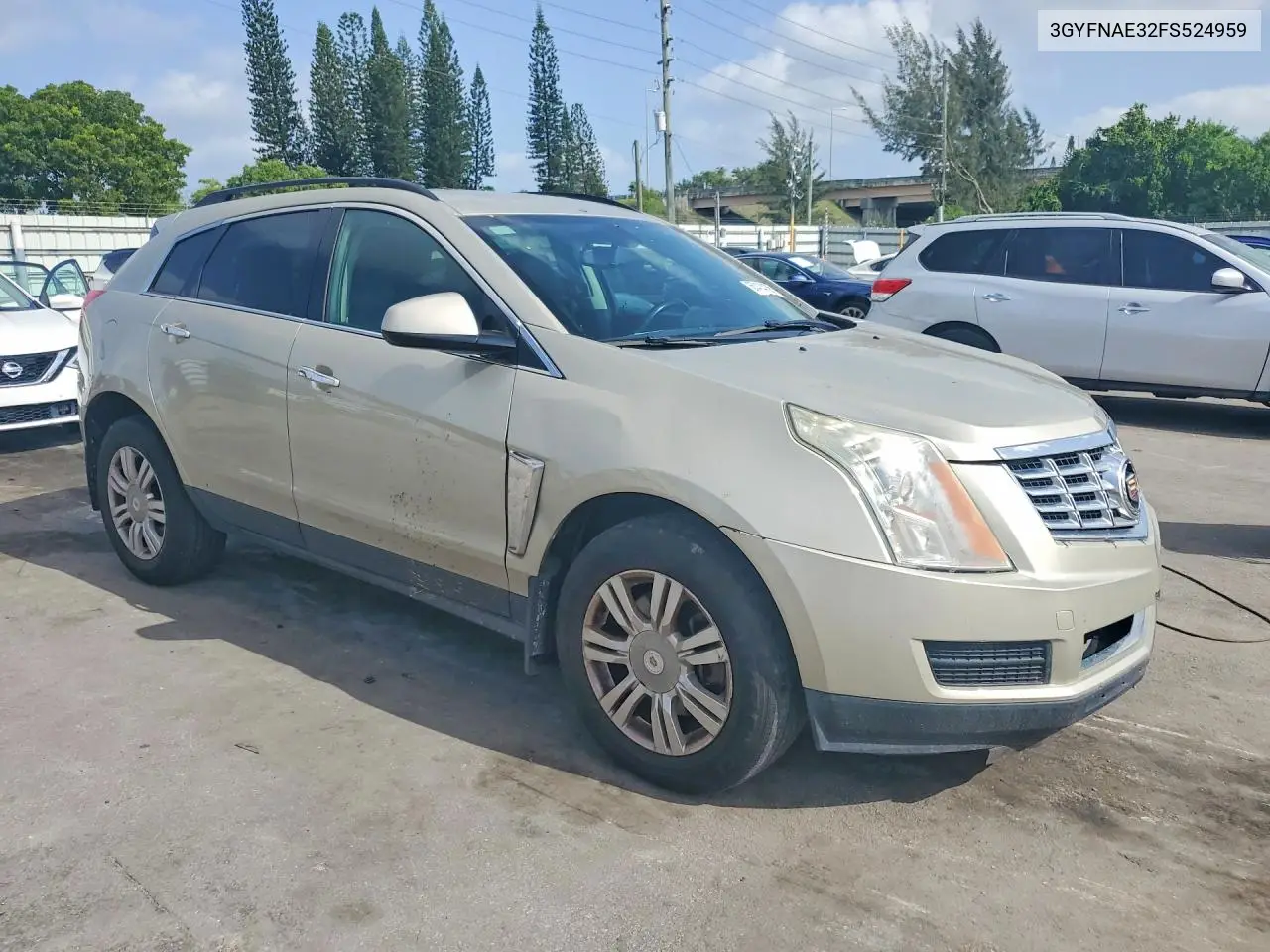 2015 Cadillac Srx VIN: 3GYFNAE32FS524959 Lot: 60414126