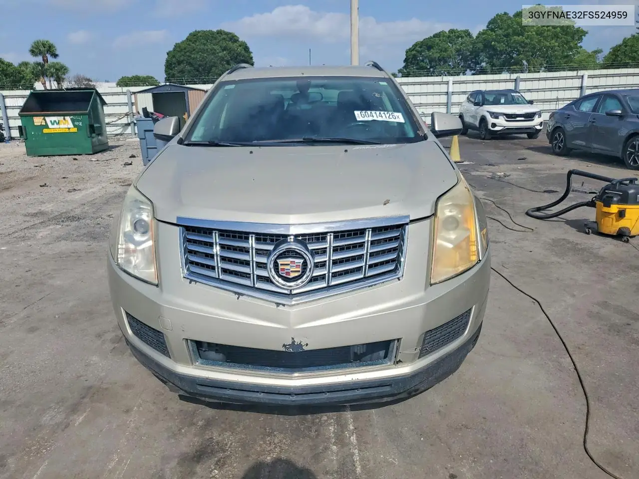 2015 Cadillac Srx VIN: 3GYFNAE32FS524959 Lot: 60414126