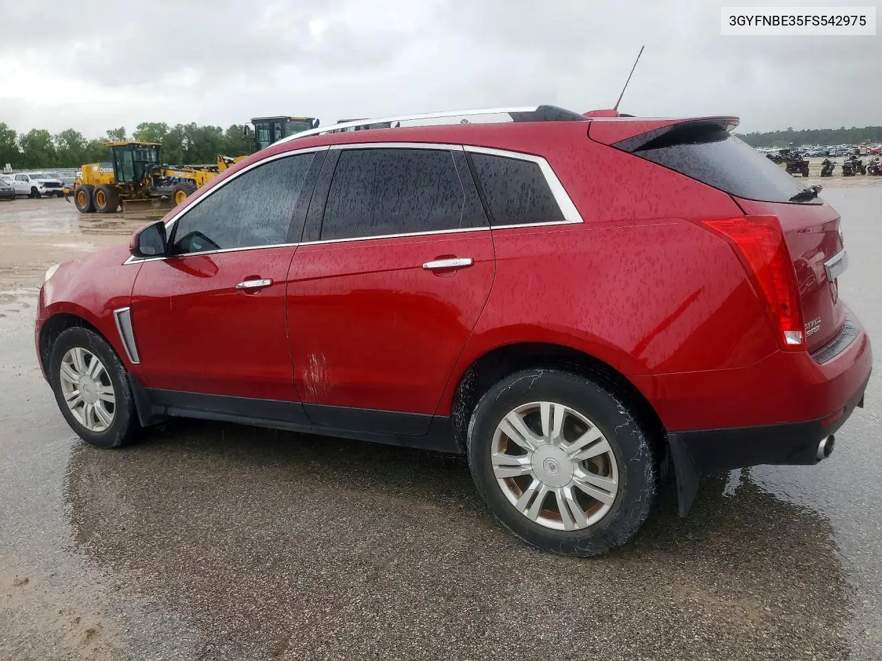 2015 Cadillac Srx Luxury Collection VIN: 3GYFNBE35FS542975 Lot: 60503376