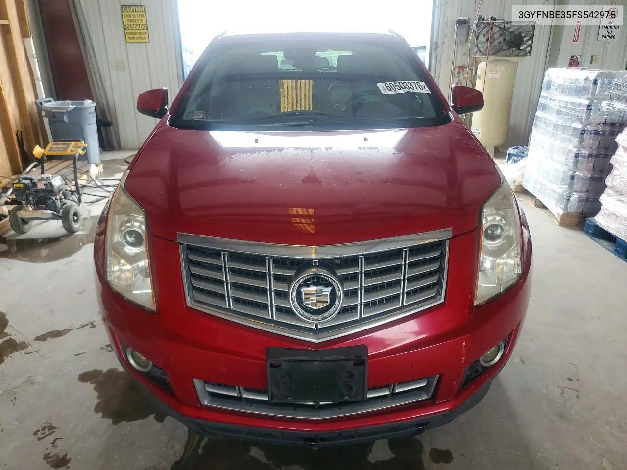 2015 Cadillac Srx Luxury Collection VIN: 3GYFNBE35FS542975 Lot: 60503376