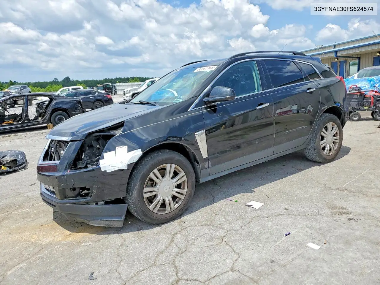 2015 Cadillac Srx VIN: 3GYFNAE30FS624574 Lot: 60580186