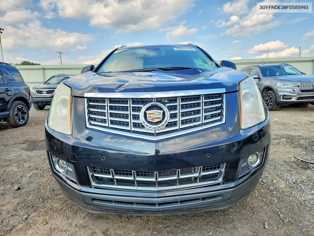 2015 Cadillac Srx Premium Collection VIN: 3GYFNDE38FS585993 Lot: 60647776