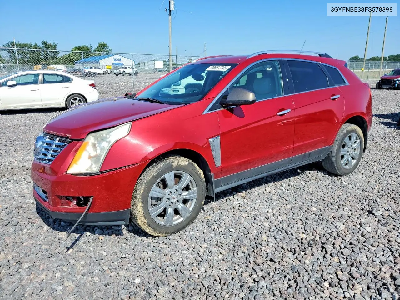 2015 Cadillac Srx Luxury Collection VIN: 3GYFNBE38FS578398 Lot: 60661746