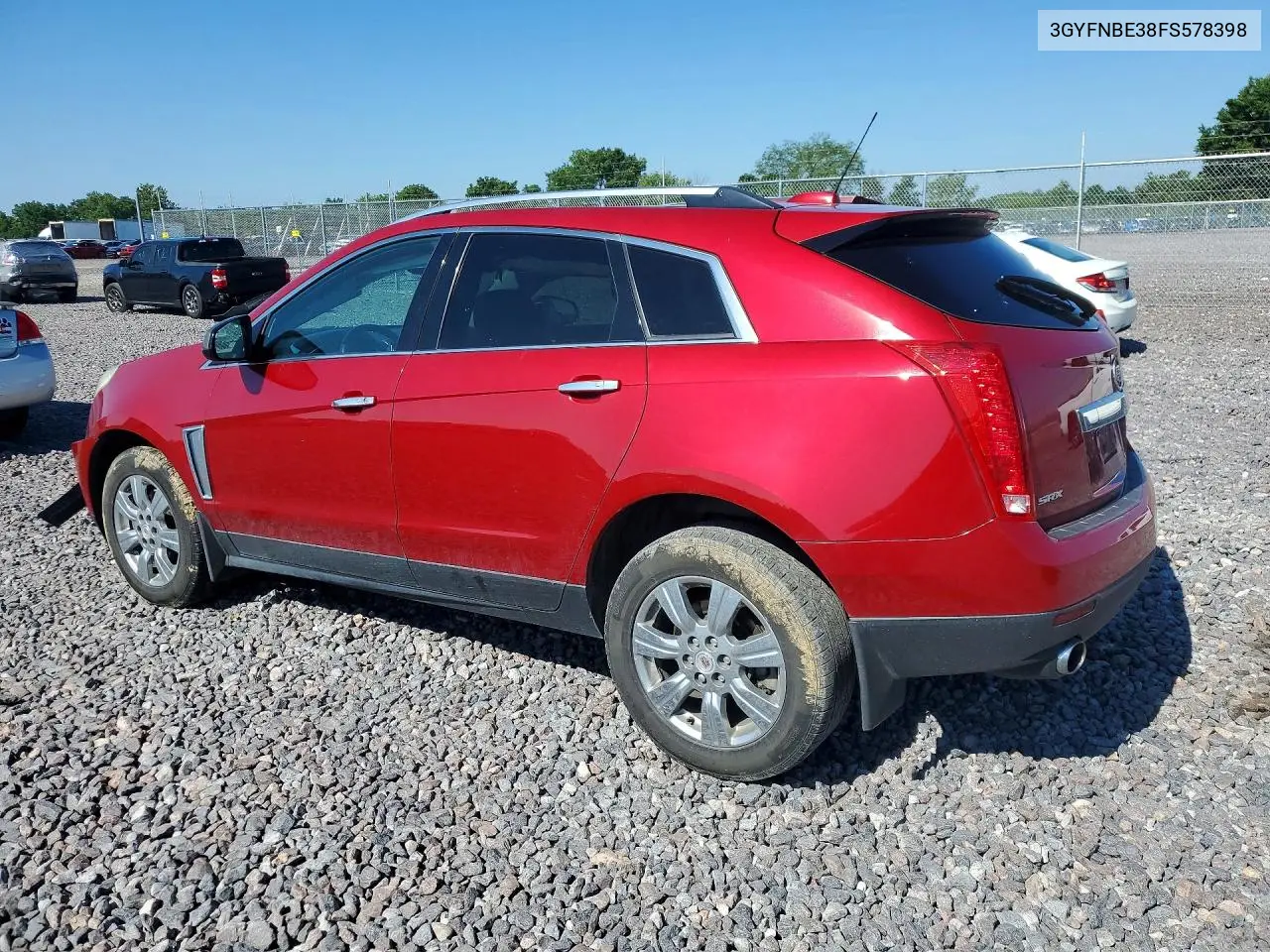 2015 Cadillac Srx Luxury Collection VIN: 3GYFNBE38FS578398 Lot: 60661746
