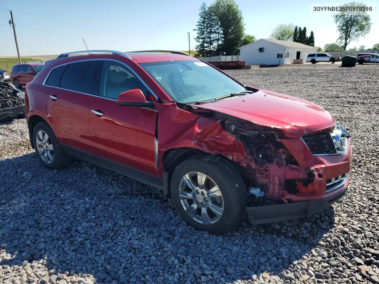 2015 Cadillac Srx Luxury Collection VIN: 3GYFNBE38FS578398 Lot: 60661746