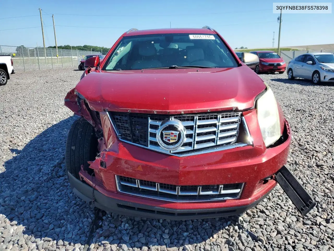 2015 Cadillac Srx Luxury Collection VIN: 3GYFNBE38FS578398 Lot: 60661746