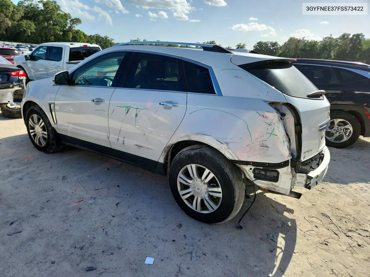2015 Cadillac Srx Luxury Collection VIN: 3GYFNEE37FS573422 Lot: 60824826