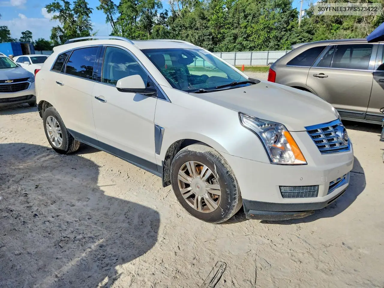 2015 Cadillac Srx Luxury Collection VIN: 3GYFNEE37FS573422 Lot: 60824826