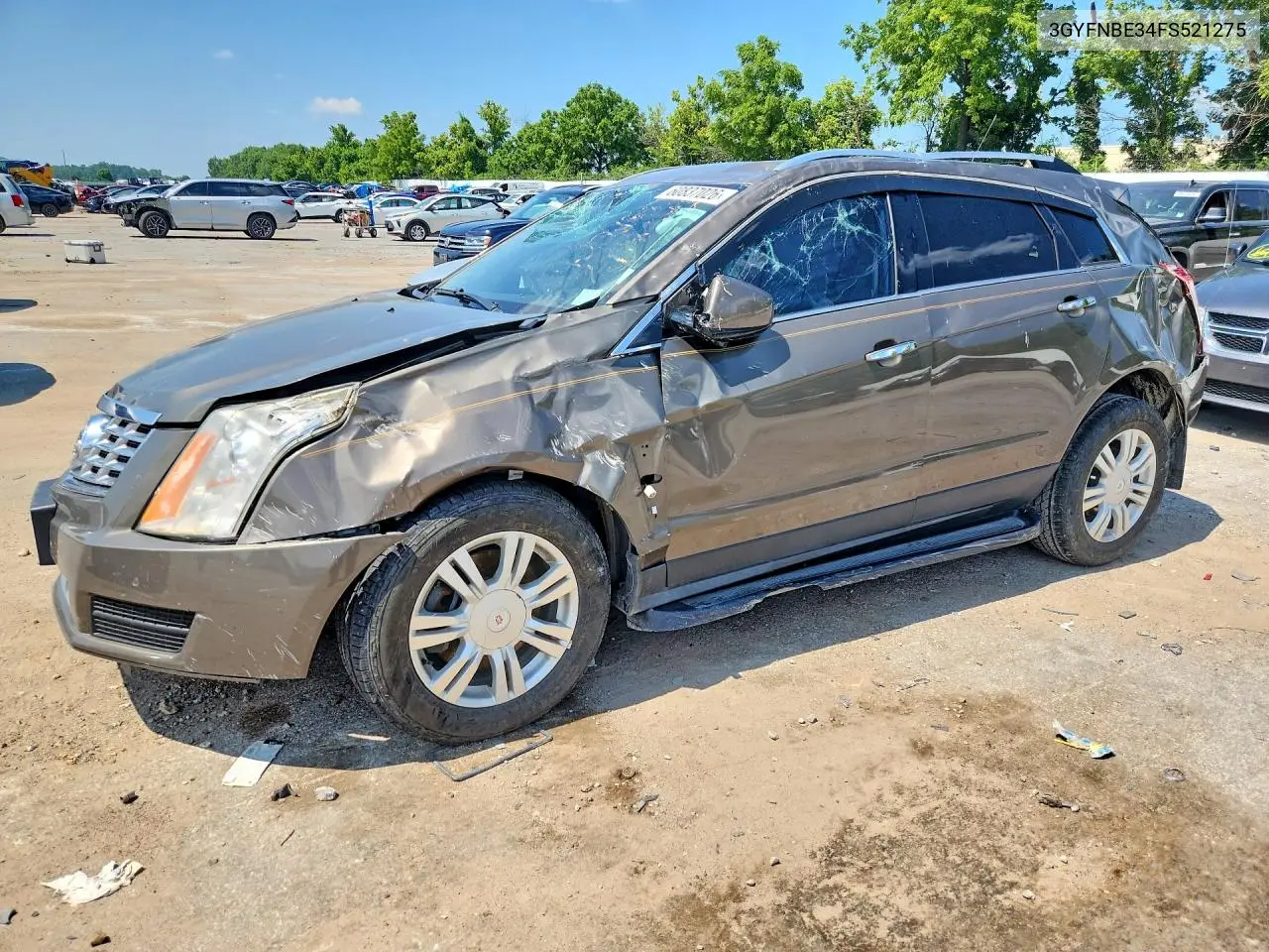 2015 Cadillac Srx VIN: 3GYFNBE34FS521275 Lot: 60837026