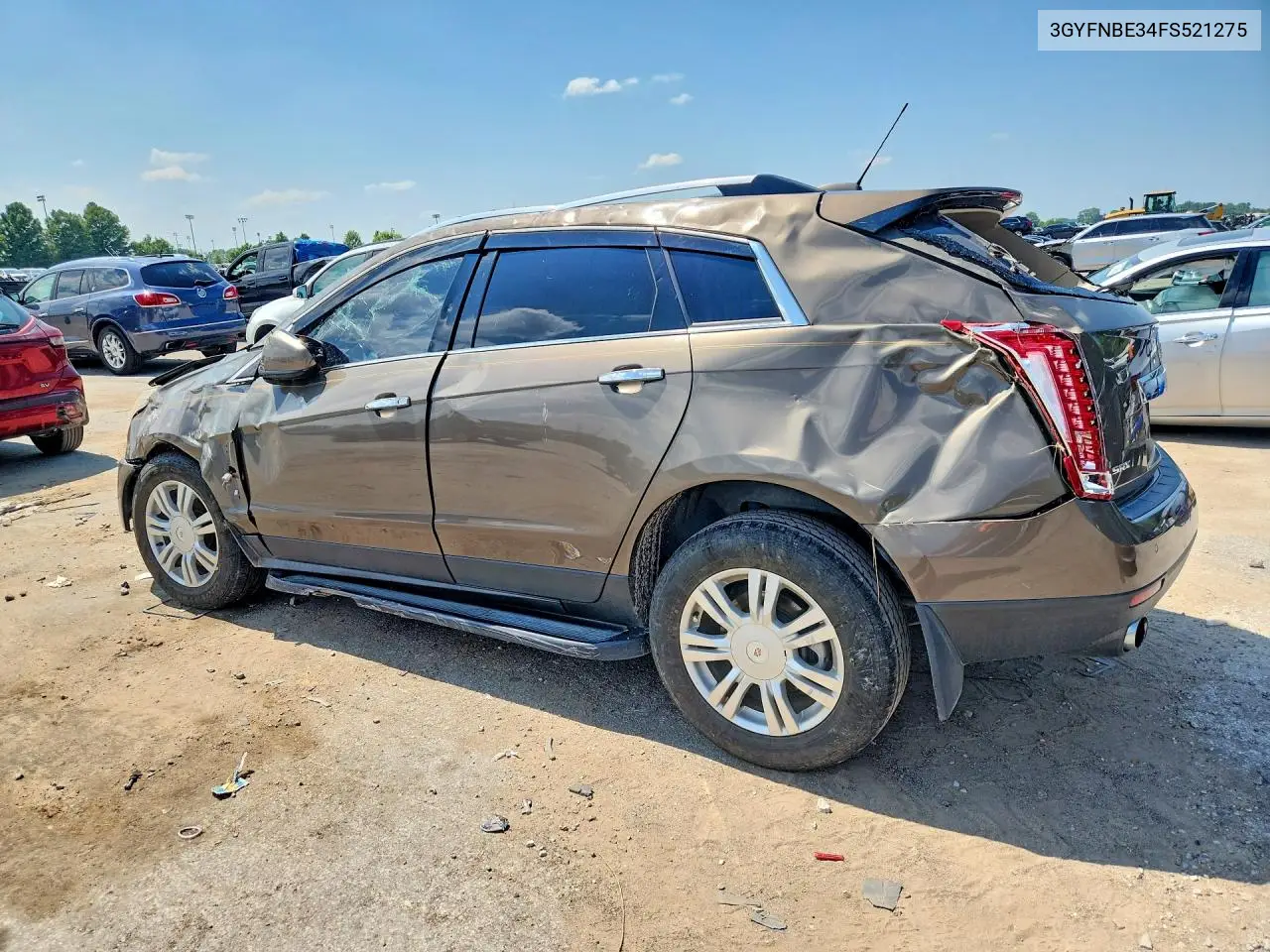 2015 Cadillac Srx VIN: 3GYFNBE34FS521275 Lot: 60837026