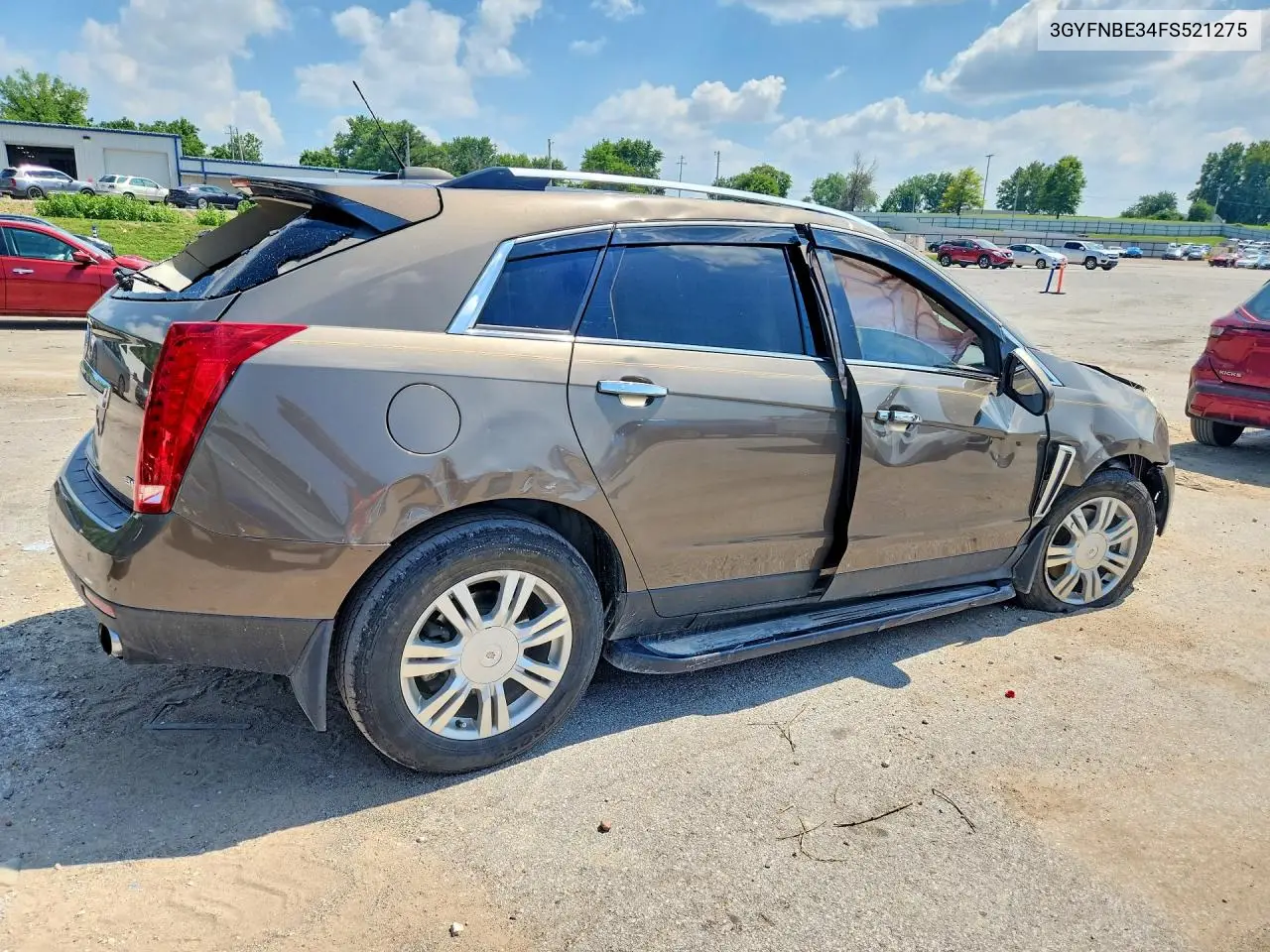 2015 Cadillac Srx VIN: 3GYFNBE34FS521275 Lot: 60837026