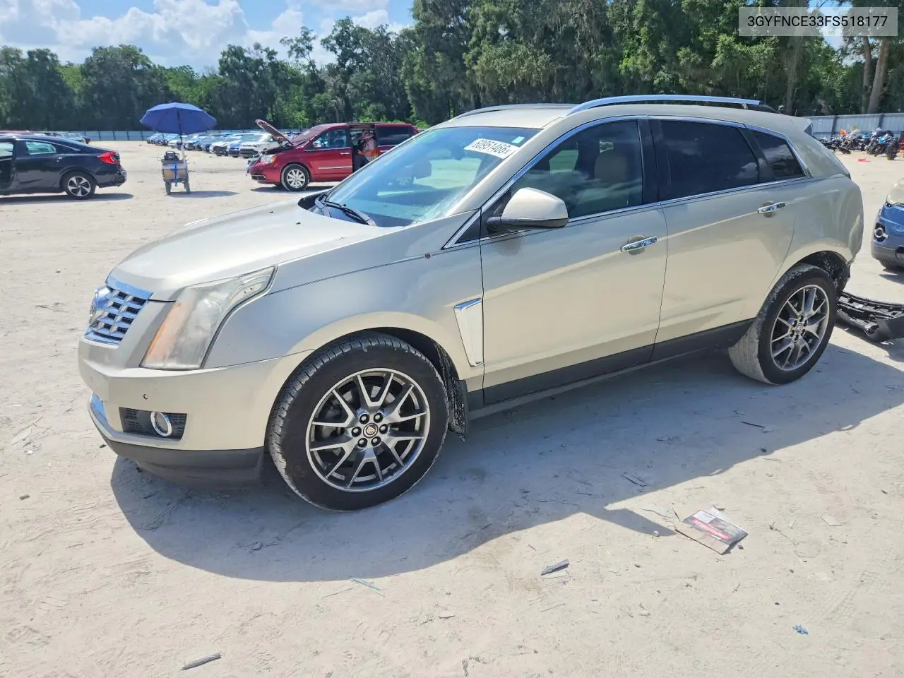 2015 Cadillac Srx Performance Collection VIN: 3GYFNCE33FS518177 Lot: 60951466