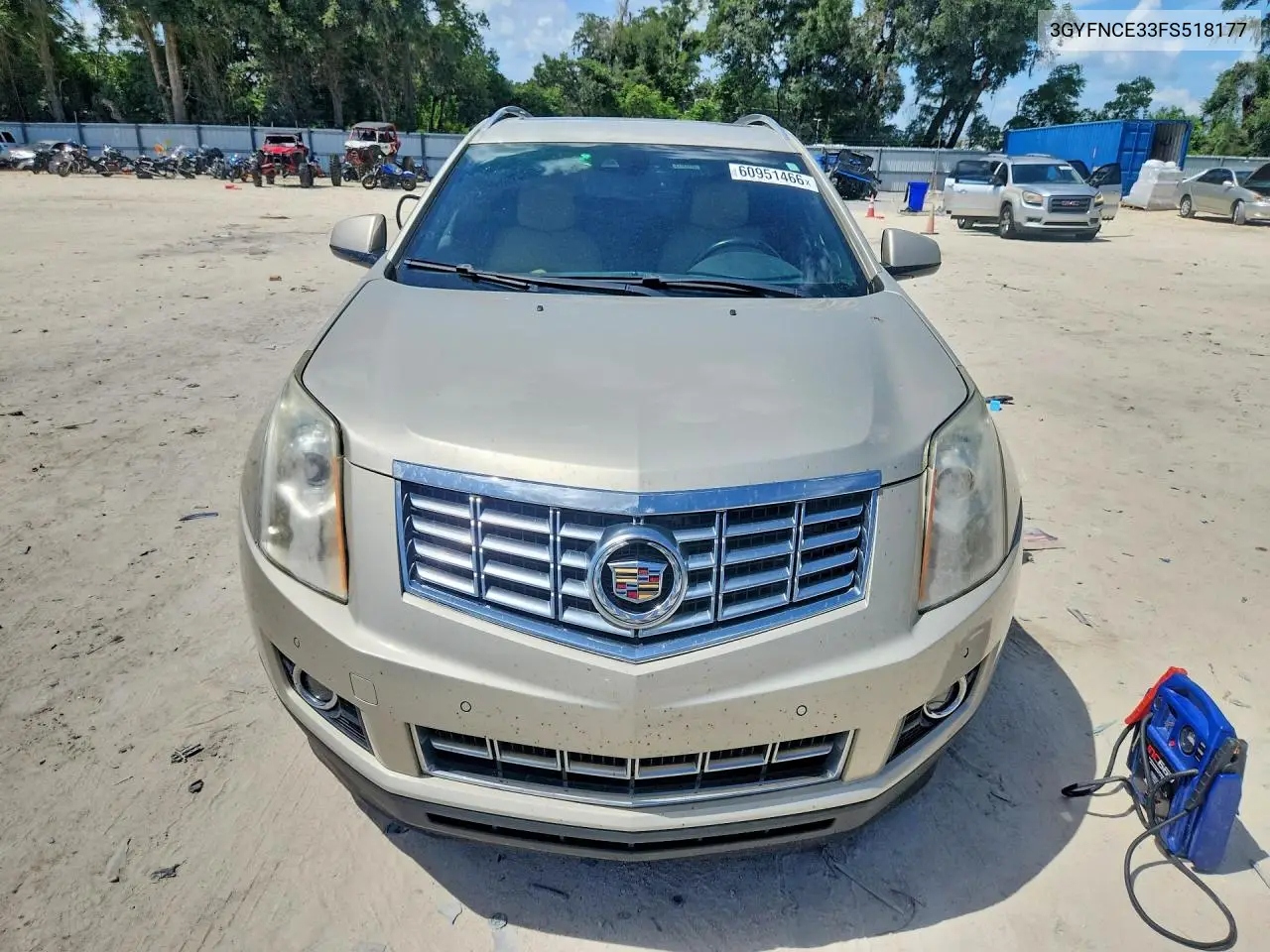 2015 Cadillac Srx Performance Collection VIN: 3GYFNCE33FS518177 Lot: 60951466